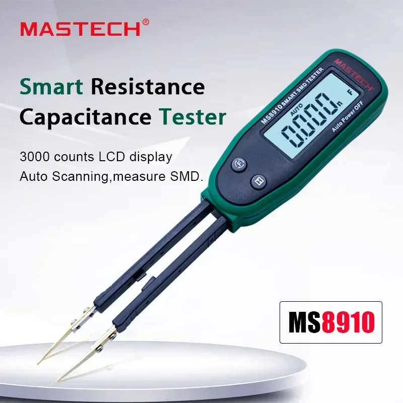 

MASTECH MS8910 Professional Digital Multimeter SMD Tester Auto Scan Resistance Capacitance Diode Tester Continuity Checking