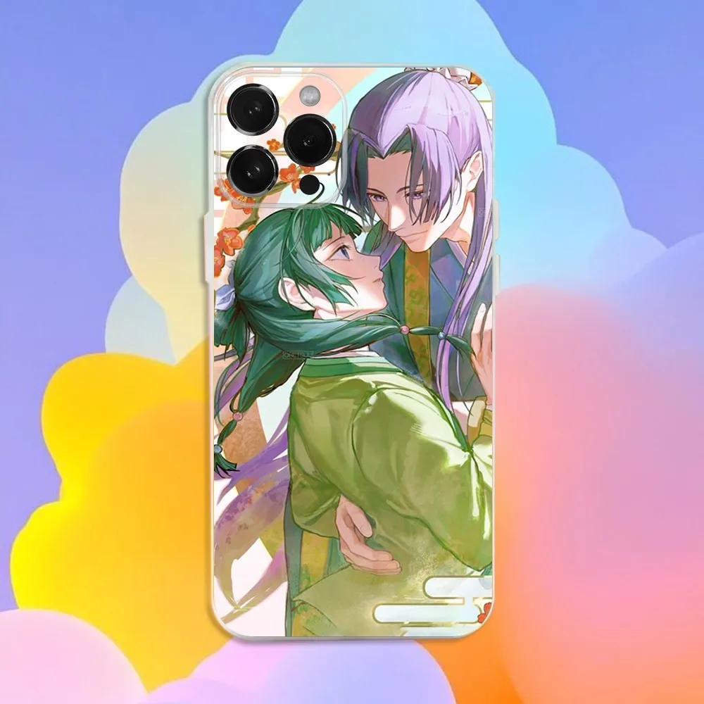 حافظة هاتف Maomao A-Apothecary D-Diaries لهاتف iPhone 16,15,14,13,12,11 Pro,Max,Plus,X,XS,XR,SE,سيليكون شفاف صغير ناعم #2