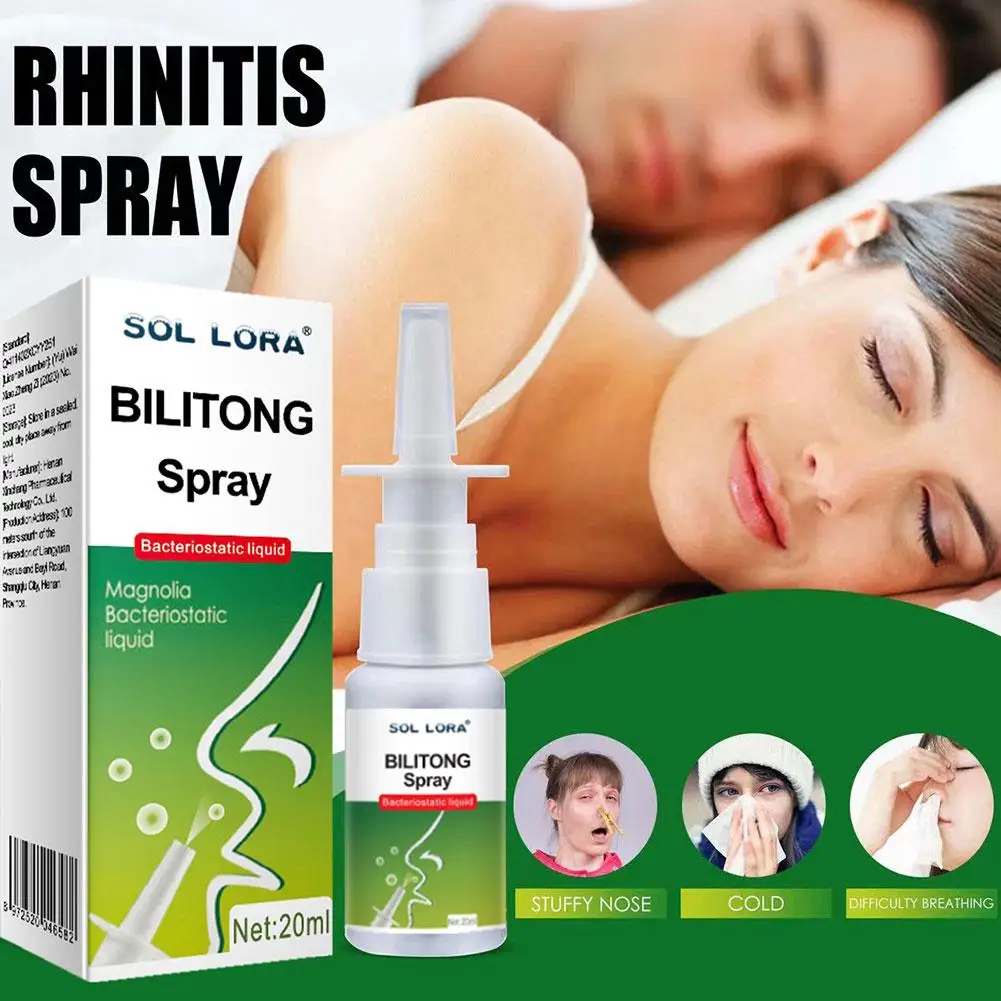 3pcs Nasal Spray Treatment Chronic Sinusitis Nasal Discomfort Nasal Drop Nose Itch Cool Herb Ointment Spray Health Care 20ml