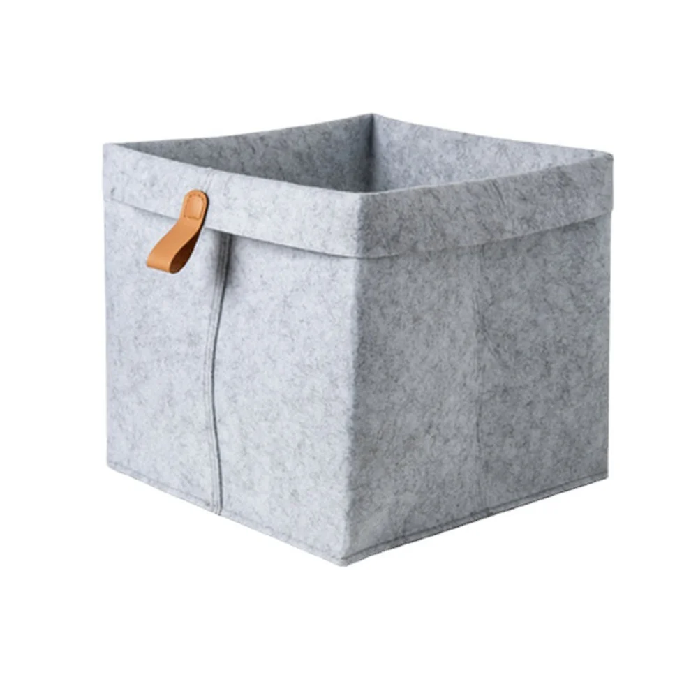 Office Sundries Box And The Thickened Material Has Good Texture The Edge Of Felt Is Quite Wide Feel Comfortable Toy Storage Box