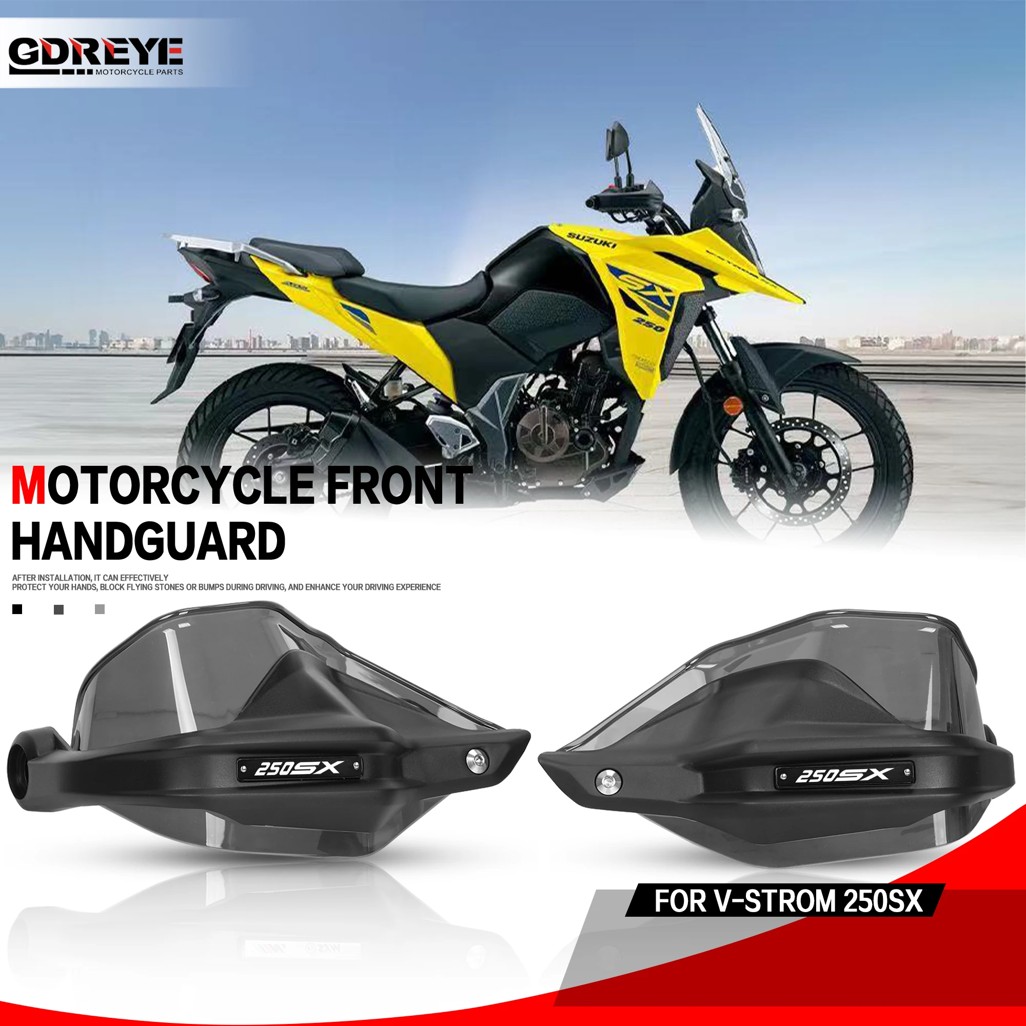 

For Suzuki V-Strom 250SX 250 SX 2022-Now Motorcycle 250SX Handguards Handlebar Guards Windshiel Protective Cover Lever Protector