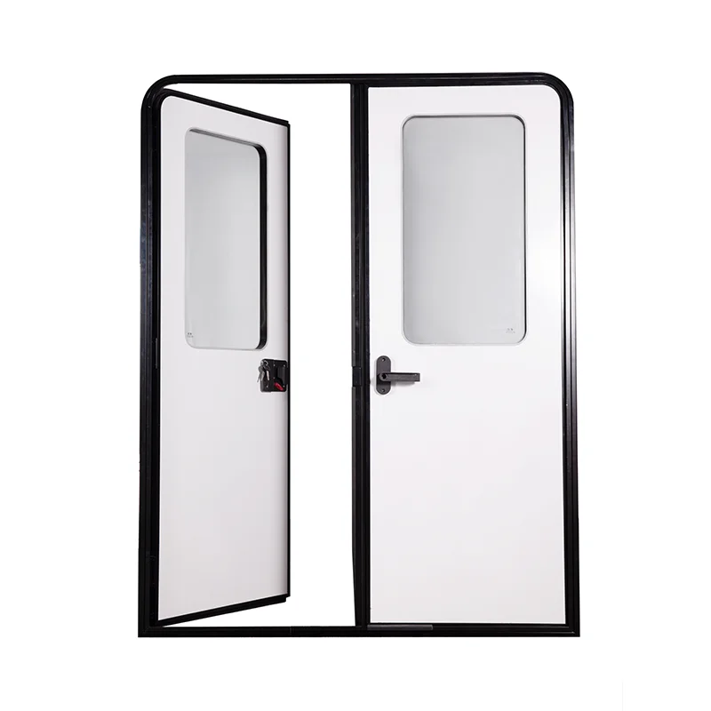 

1200x1800mm Factory Supply RV Double Swing Door with 180 Degree Opening Angle for Camper caravan Accessories