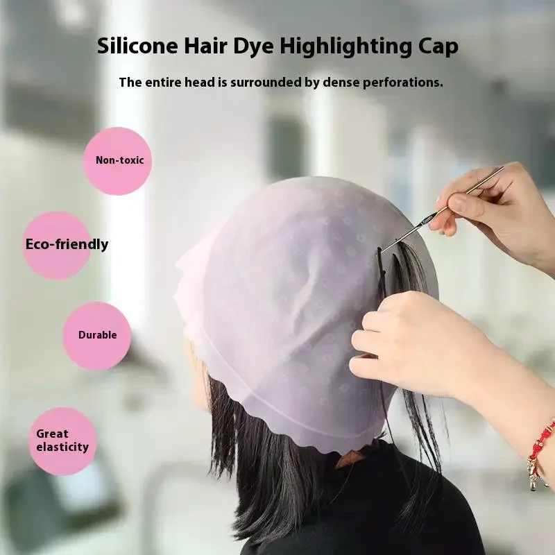 

1 шт., профессиональные парикмахерские шапочки для окрашивания волос, парикмахерские силиконовые шапочки для краски для волос, инструменты для укладки волос в салоне