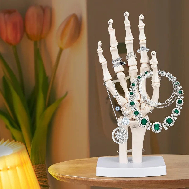 Medical Hand Skeleton Joint Model Human Finger Hand Bone Statues Anatomical Skeleton Figurine House Decoration Desk Accessories