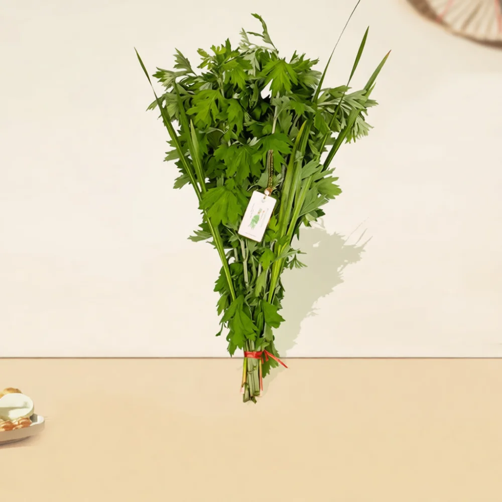 端午節の飾り付けに最適な伝統的な新鮮なよもぎの葉、天然ホーム - Herbal Wellness Spa のレビューと価格