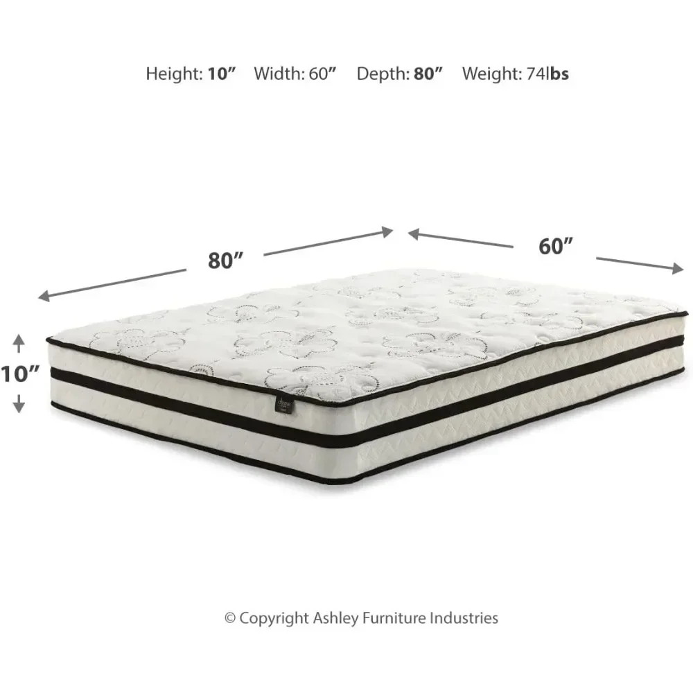 Queen Mattress, Medium Firm Hybrid Mattress with Cooling Gel Memory Foam can relieve your pressure points, Queen Mattresses