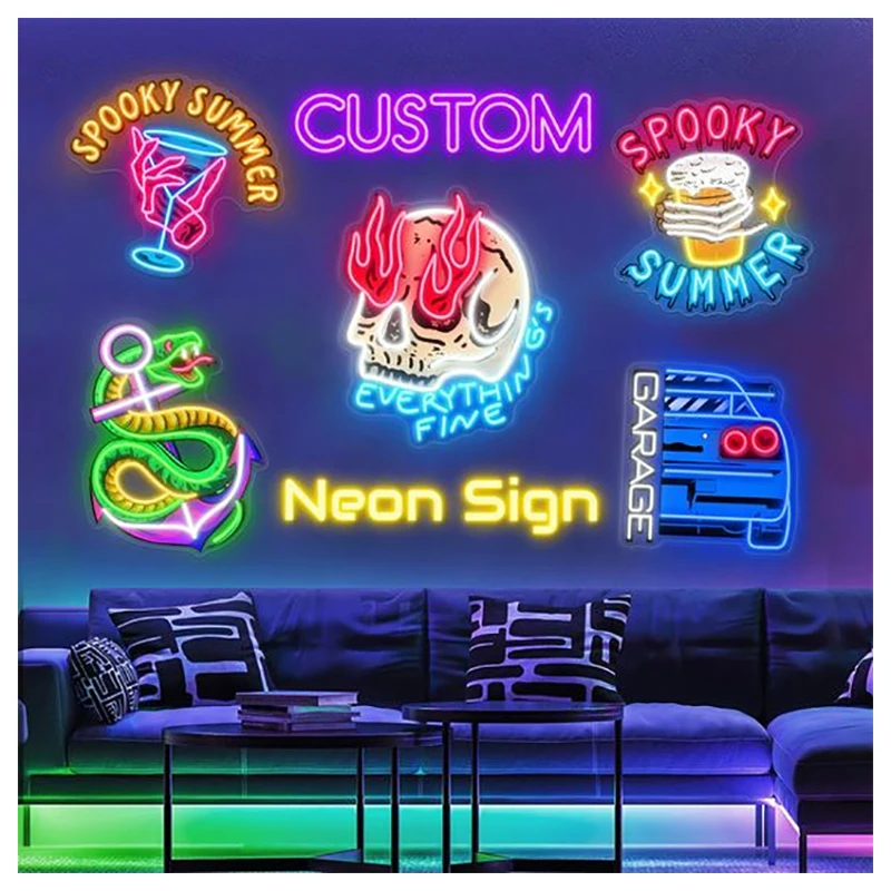 Custom Neon Sign Neon Light Sign Led Letter Outdoor Indoor Waterproof for Wedding Neon Birthday Party Store Bar Room Decor