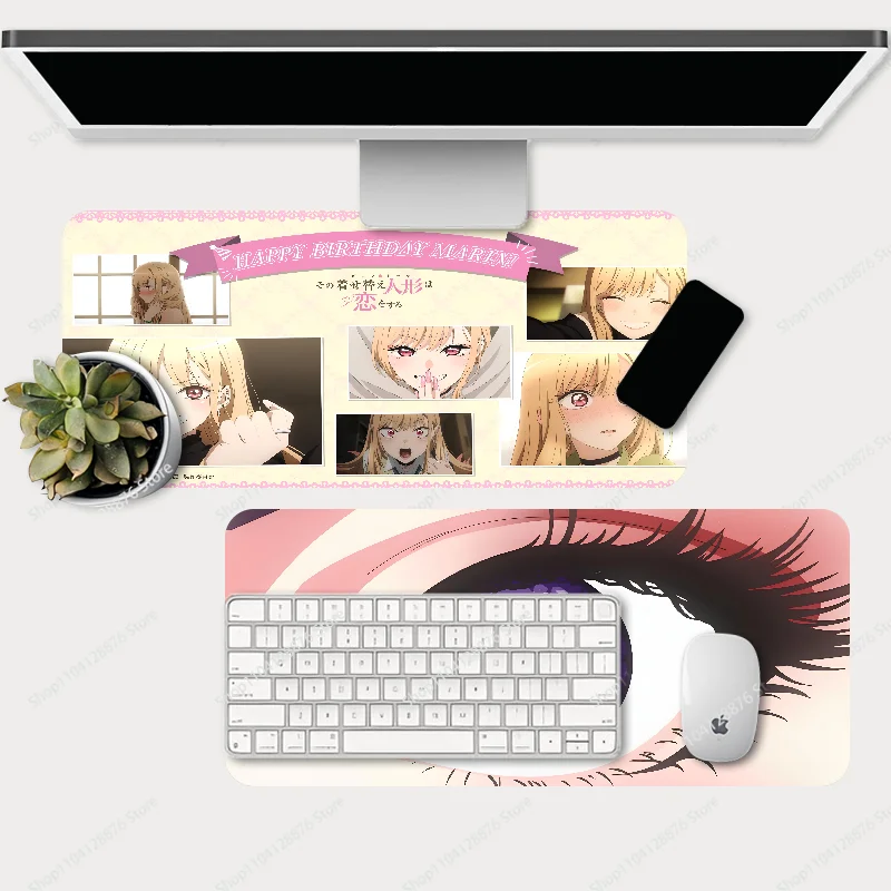 Anime My Dress Up Darling Mousepad Large Gaming Mouse Pad LockEdge Thickened Computer Keyboard Table Desk Mat