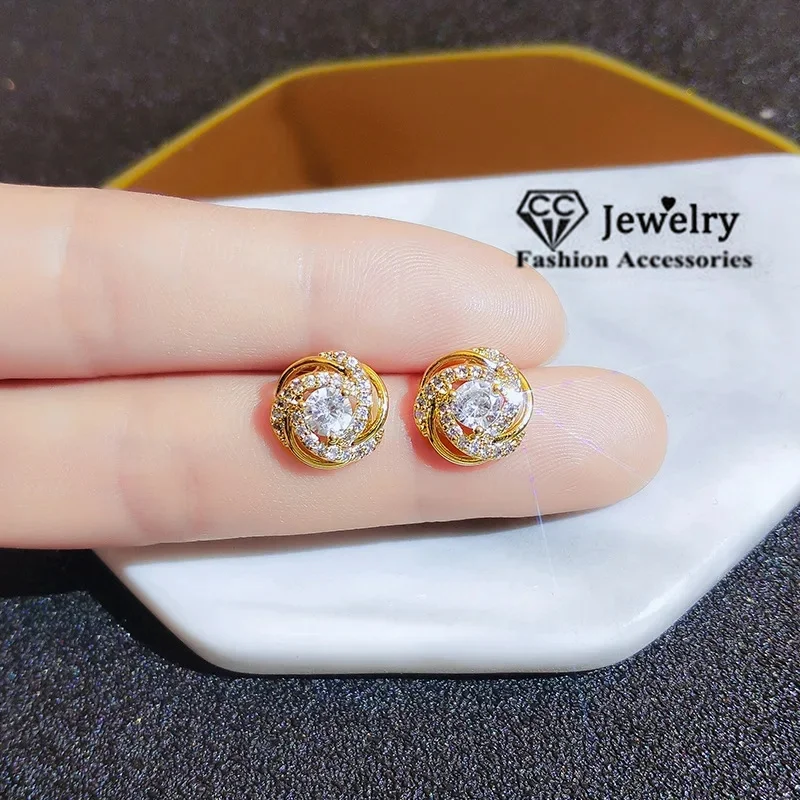 Cc Stud Earrings Fo… - image