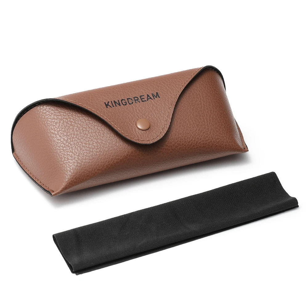 KINGDREAM Sonnenbrille mit rundem Rahmen für Herren, hochwertige polarisierte Luxus-Damenbrille, Zubehör, UV400, blendfrei – Detail 3