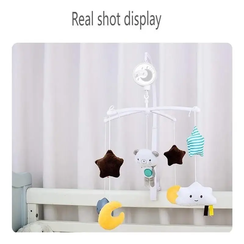 Soporte para cuna móvil colgante para niños, campana de cama giratoria, animales de peluche, juguetes colgantes para bebé, cuna móvil con pájaro, campana para cama infantil