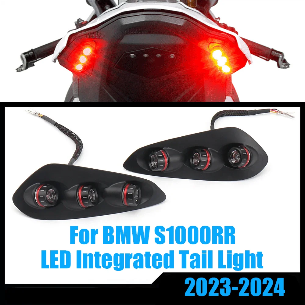 

For BMW S1000RR 2023 2024 Motorcycle In-Tail LED Integrated Tail Light S 1000 RR 2023 2024 LED Turn Signal Light