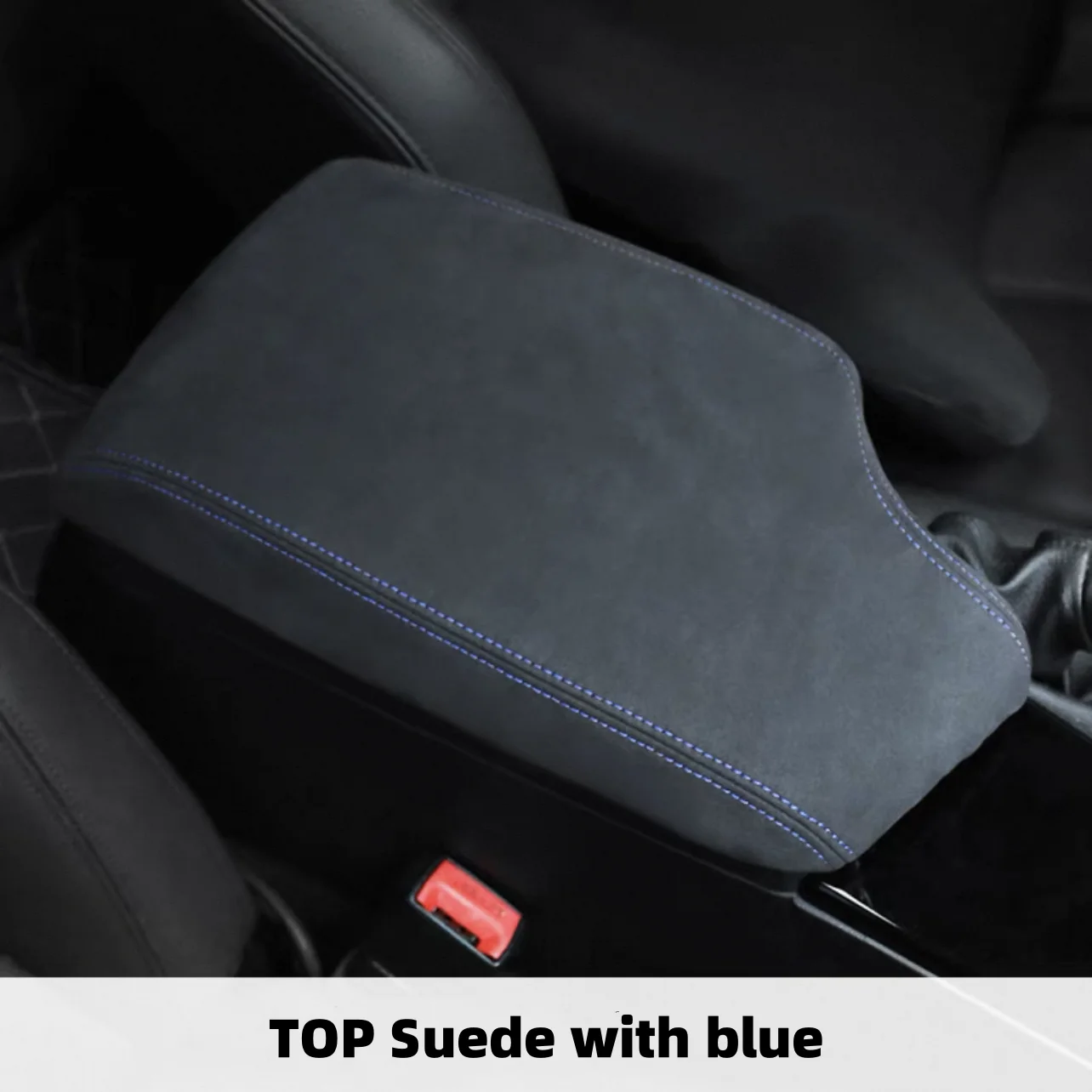

TOP Suede warp For BMW E90 E92 E93 F30 F31 F32 F34 F36 Leather Central Armrest Box Protection Sleeve modification Accessories