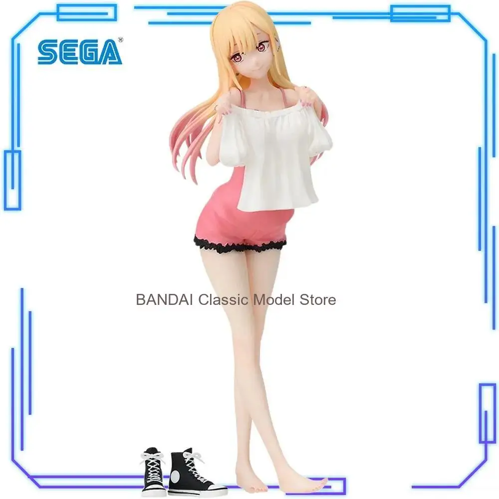 In Stock SEGA Original Genuine My Dress-Up Darling Kitagawa Marin Shichakuchuu 18cm Collections Model Toys Luminasta Figure Gift
