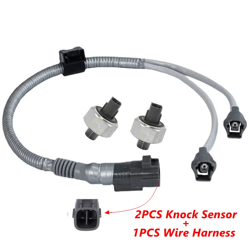 Knock Sensor & Wire Harness For Toyota Camry Avalon HIGHLAND LEXUS ES300 RX300 3.0L 82219-33030 89615-12090