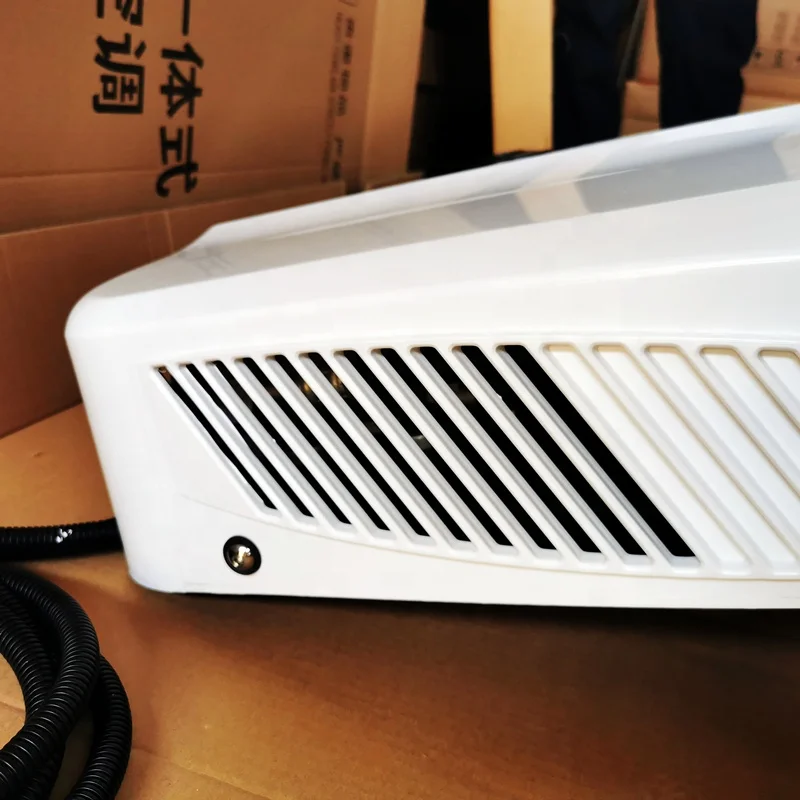 مكيف هواء عالي الجودة 12 فولت 24 فولت يعمل بالبطارية يعمل بالطاقة الشمسية للشاحنة