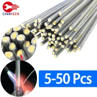 5-50Pcs No Need Solder Powder Aluminum Welding Rod Brazing Low Temperature Aluminum Tin Solder wire Soldering Rod Tool Kit