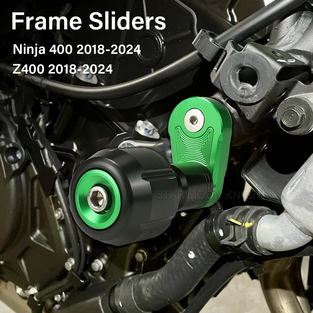 

Frame Sliders For kawasaki Ninja400 Ninja 400 Z400 2018-2024 Motorcycle Accessories Fairing Falling Protection