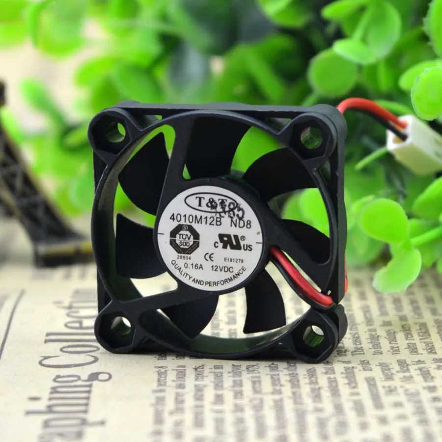 AA+ for T&T 4010M12B 12F ND8 Brand New Imported Fan 12V 0.16A Computer CP[U Fan
