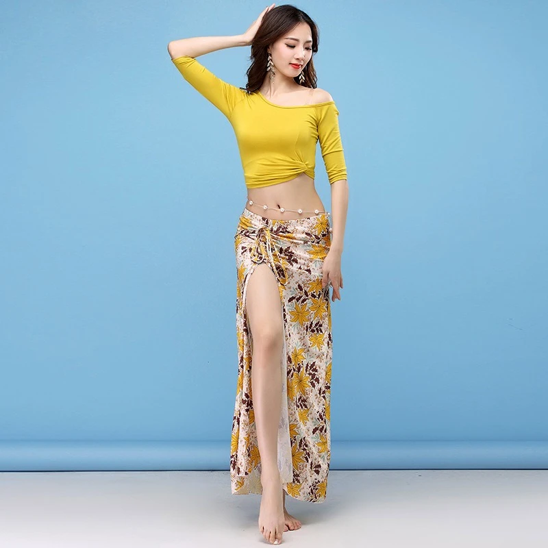 تخصيص المرأة الكبار الرقص الشرقي مثير وشاح الورك أداء التدريب دعوى ملابس الرقص الغريبة أجنحة الفراشة ازياء تنورة