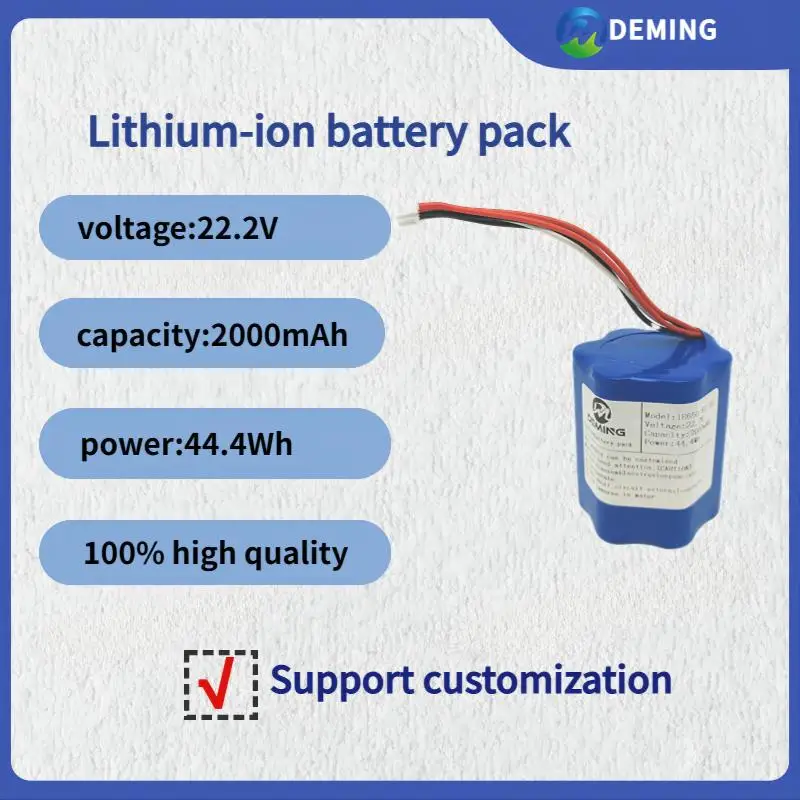 The Best Workmanship 18650 6s1p Lithium Ion Battery Pack Can Be Customized According To The Function Of Commodity Free Design Sc