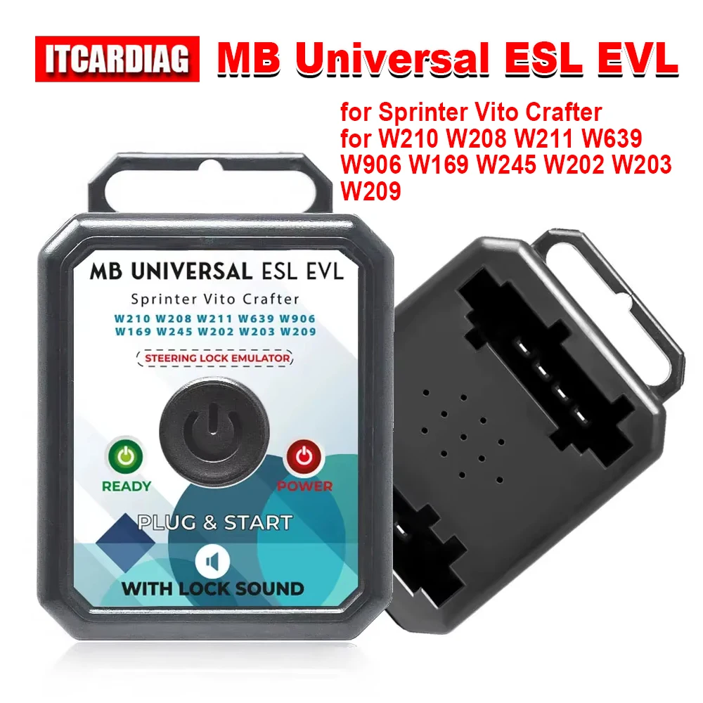

ESL ELV Steering Lock Emulator for Mercedes Benz Sprinter Vito W210 W208 W211 W639 W906 W169 W245 W202 W203 W209 Car Emulator