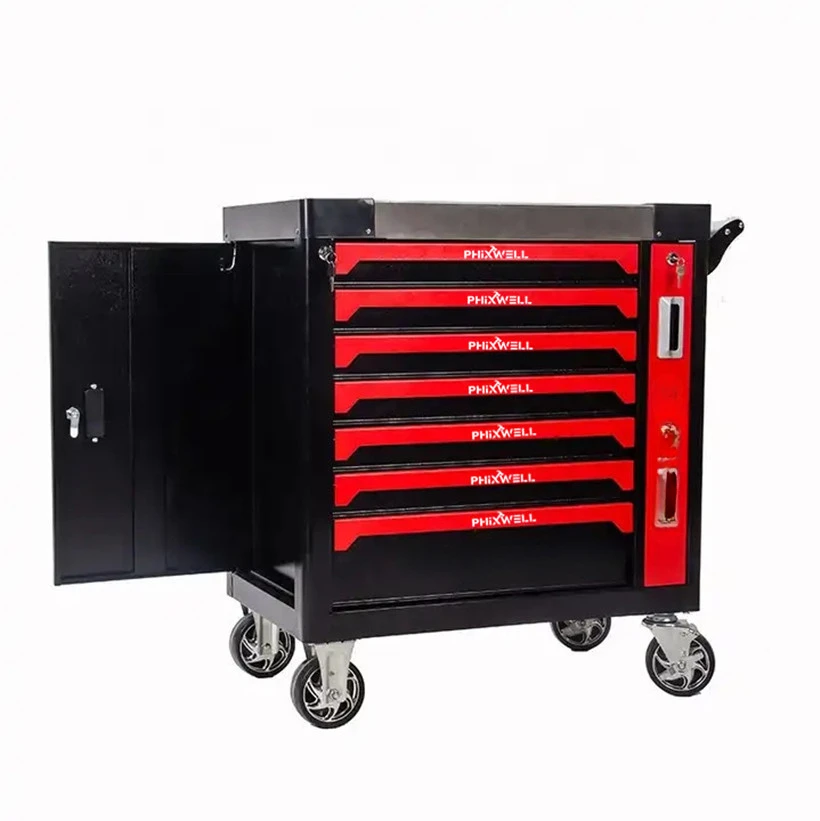 Tool Trolley Cabinet for Storage Auto Tools Set Cart Tool Set Tray Truck Auto Repair Workshop Hardware Toolbox Cart Repair