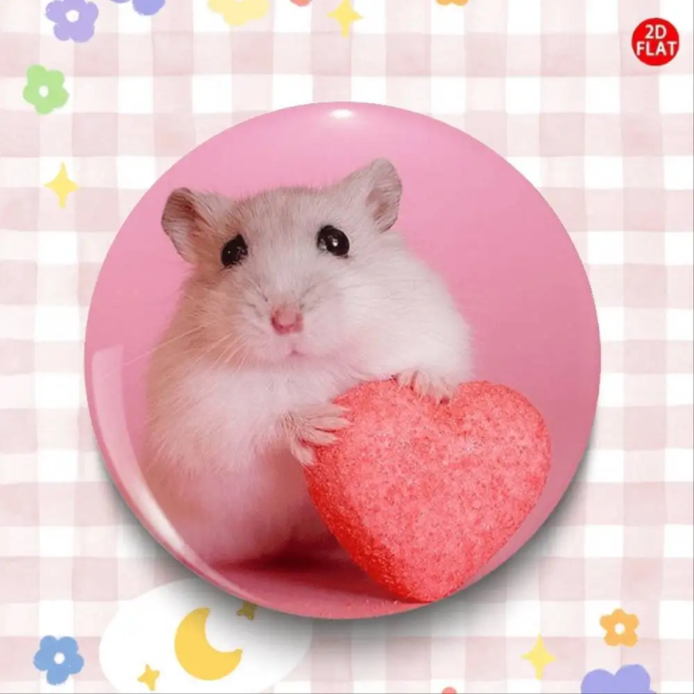 Classic And Fashionable Hamster Brooch Pin Badge For Jeans Clothes Backpacks Hats Collectible Gift S