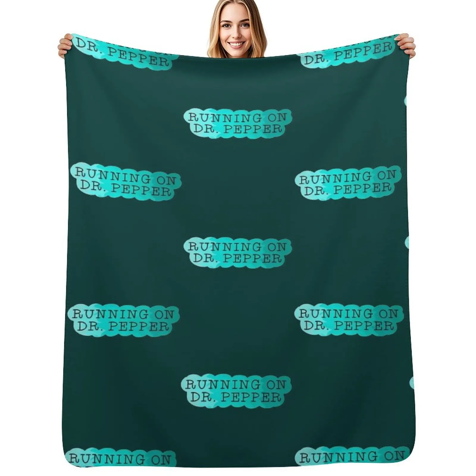 Dr Pepper! Throw Blanket Warm Comfortable Blanket Gift for Parents Friends