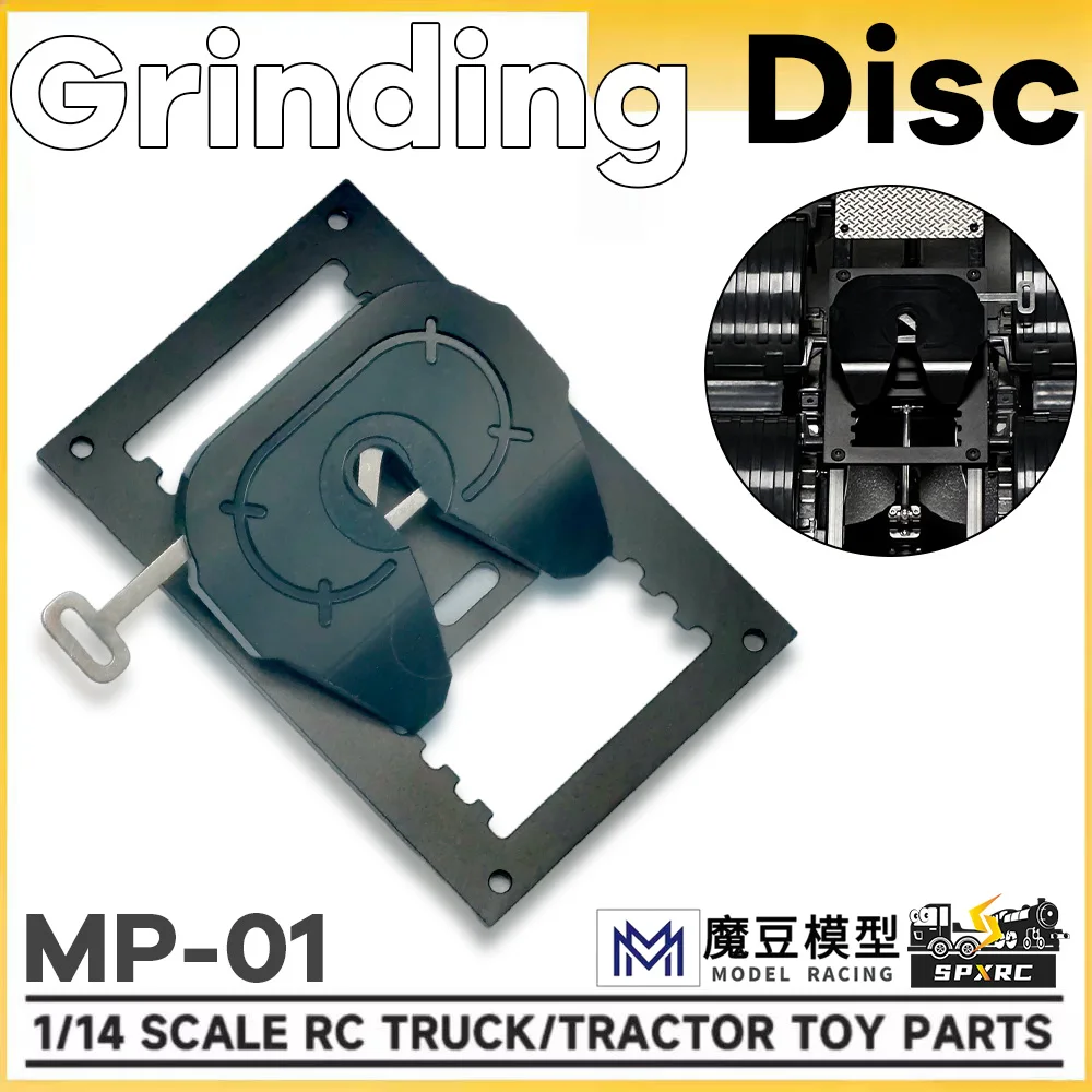 Grinding Disc MP-01 Metal Width 65mm Length 98mm For 1/14 Tamiyaa RC Dump/Military Truck Tractor MODO DIY Toys Model Parts