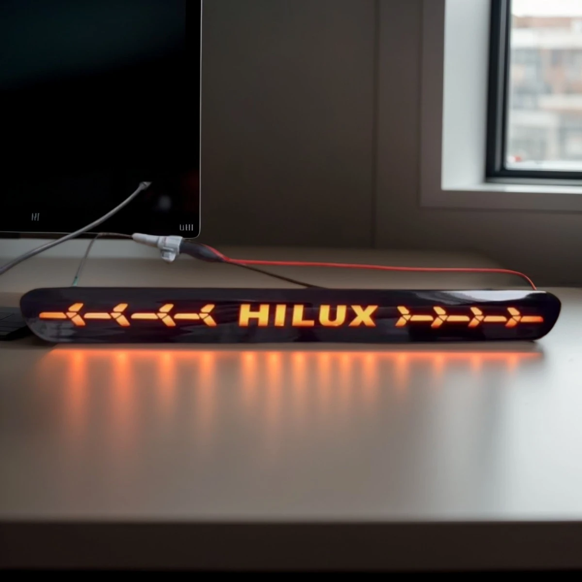 

Stop Lamps Brake Light Tail Lamp Tail Lights for Toyota Hilux Revo Rocoo 2016-2025 Tailgate Brake Signal Light Hilux Accessories