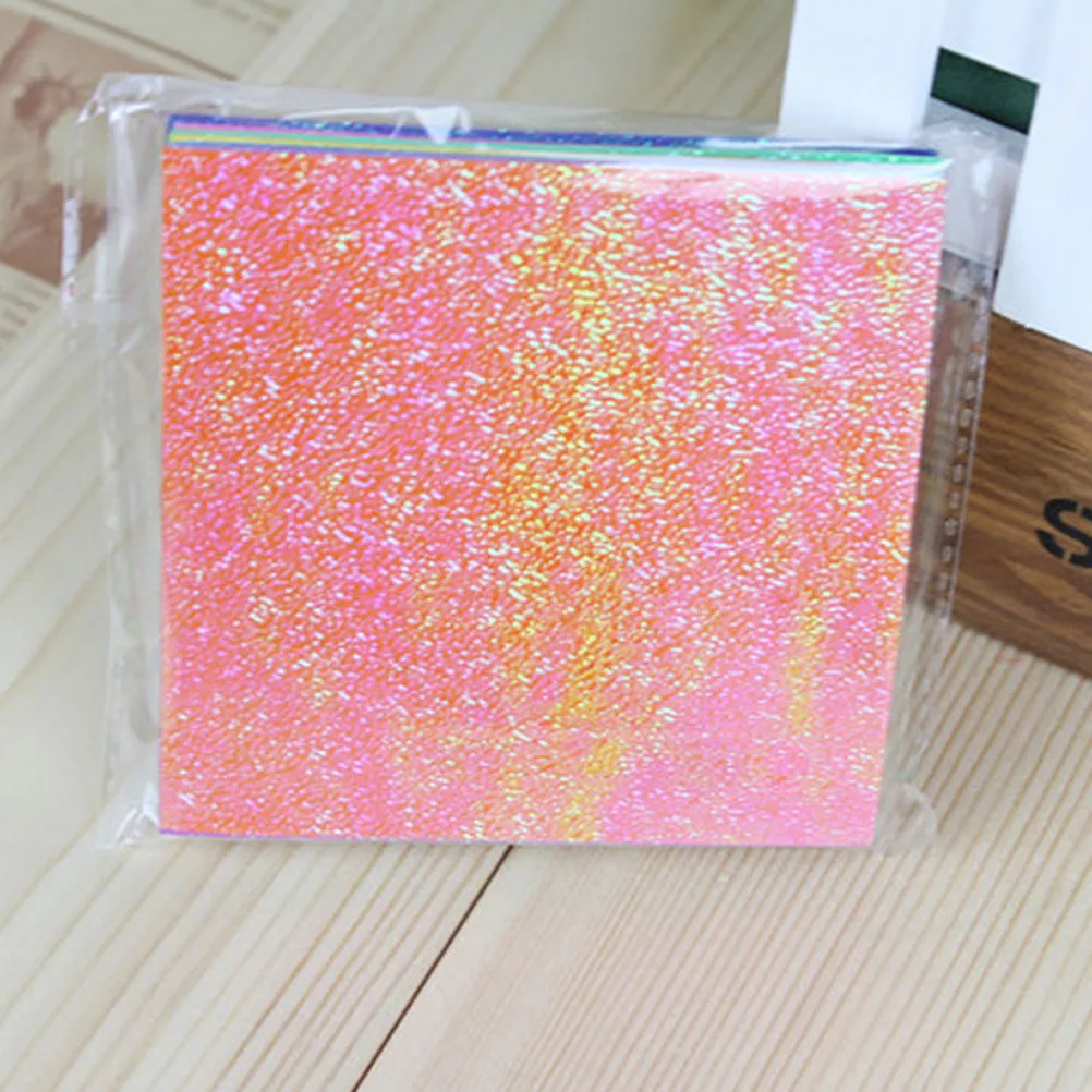 

100pcs 25X25Cm Shining Folding Paper Pearlescent Craft Sheets For Diy Origami Art Handmade Gift Decorative Paper Crafts