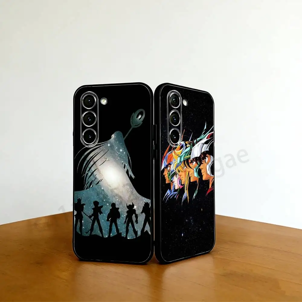 

S-Saint Seiya Knights Zodiac Phone case For Samsung Galaxy A53,51,72,73,31,30,42 Soft Silicone Black Cover