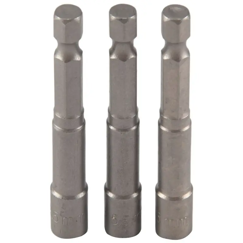 Fine Workmanship 65Mm Length 5.5Mm Hex Socket Driver Bit Magnetic Bit 3 Pcs