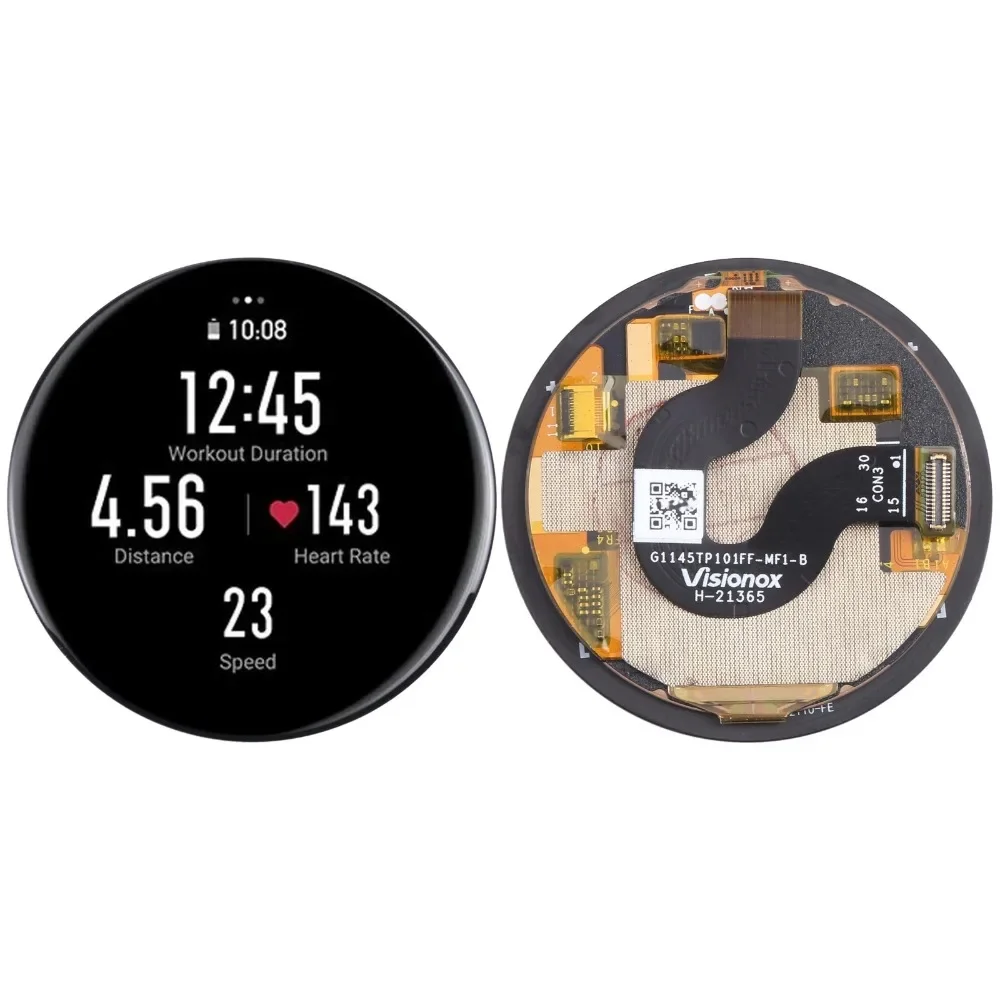 Original LCD Touch Screen Display for Amazfit GTR 3 Pro AMOLED LCD Screen with Digitizer Full Assembly WatchReplace Spare Part