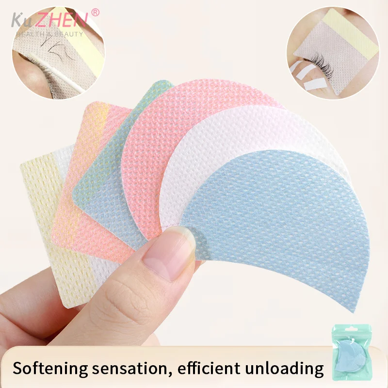 40/50Pc Non-woven Disposable Cotton Eyelashes Patch Sticker Removing False Lash Eye Pad Patch Eyelash Extension Pad Women Makeup
