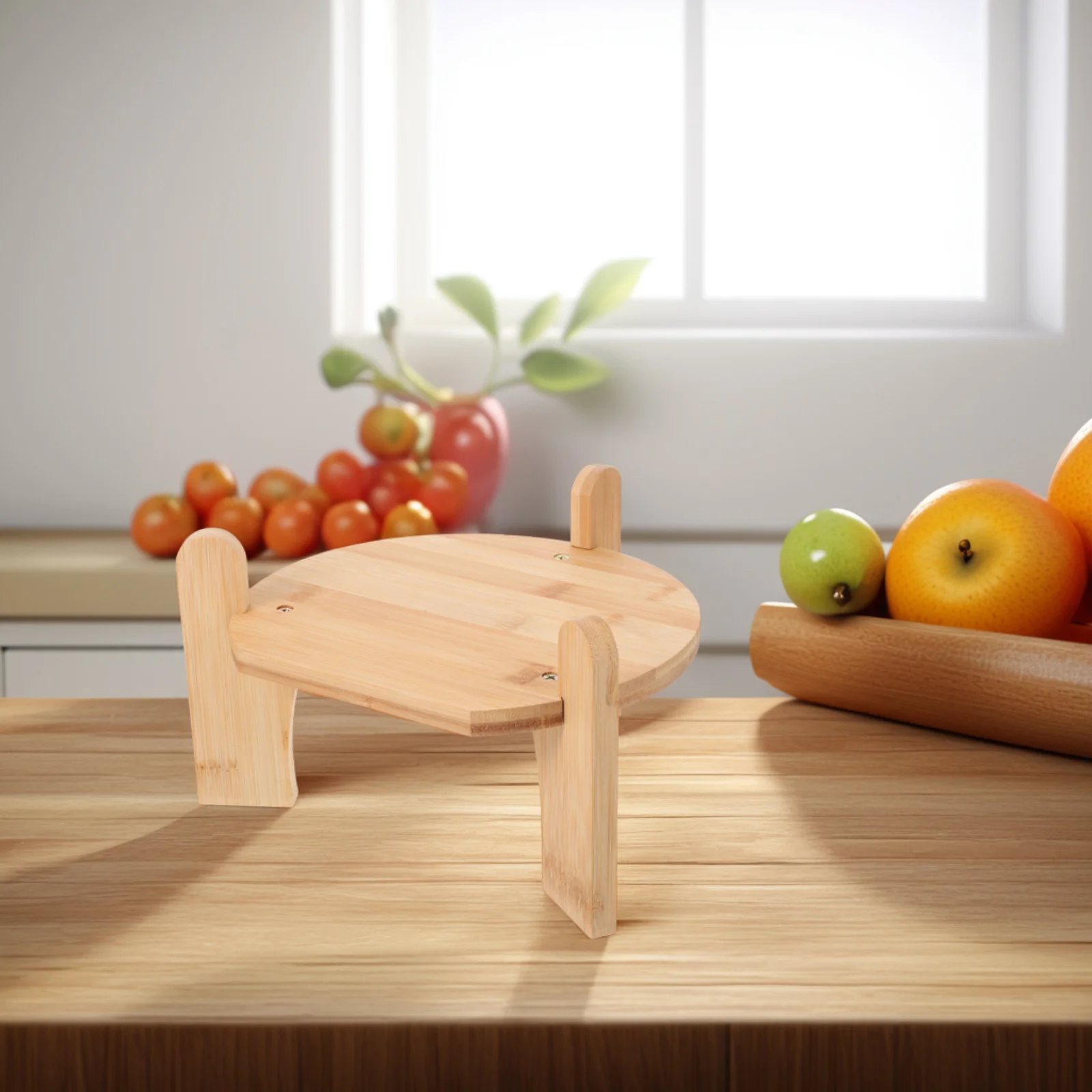 

Stable Drink Dispenser Stand Bamboo Base for Beverage Jar Non-Slip Floor Holder Ideal for Wedding Picnic Family Gathering Events