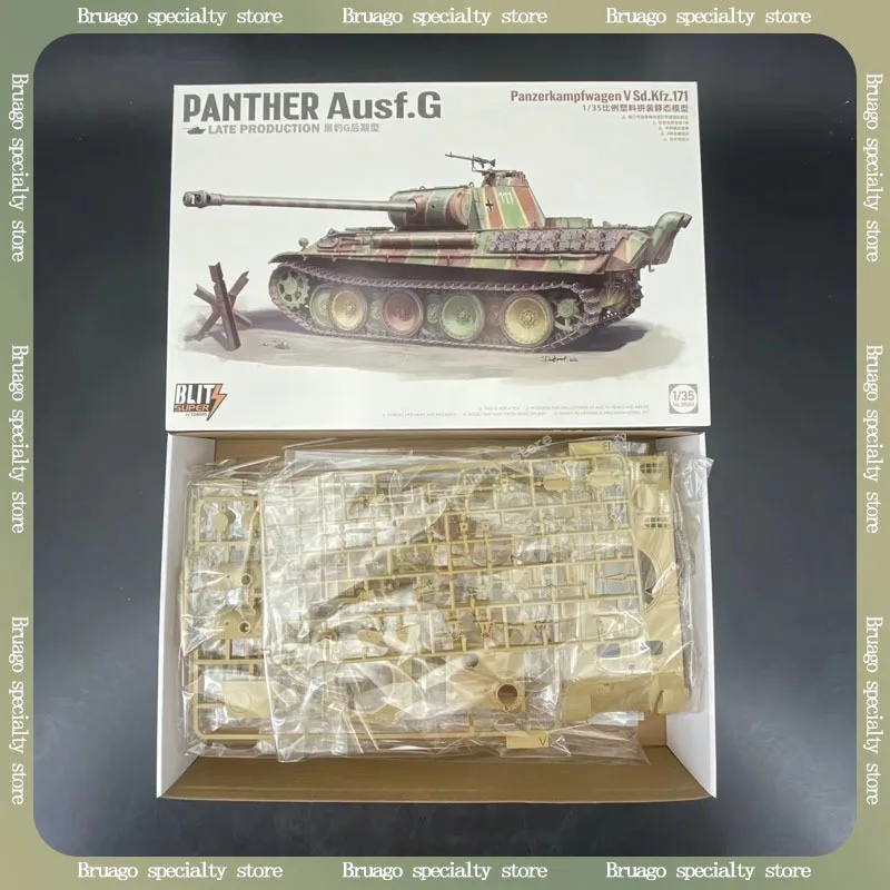 Takom 35001 1/35 الألمانية Sd.Kfz.171 النمر Ausf G أواخر الإنتاج مقياس أطقم منمذجة خزان محاكاة نموذج الأولاد عيد ميلاد لعبة الهدايا