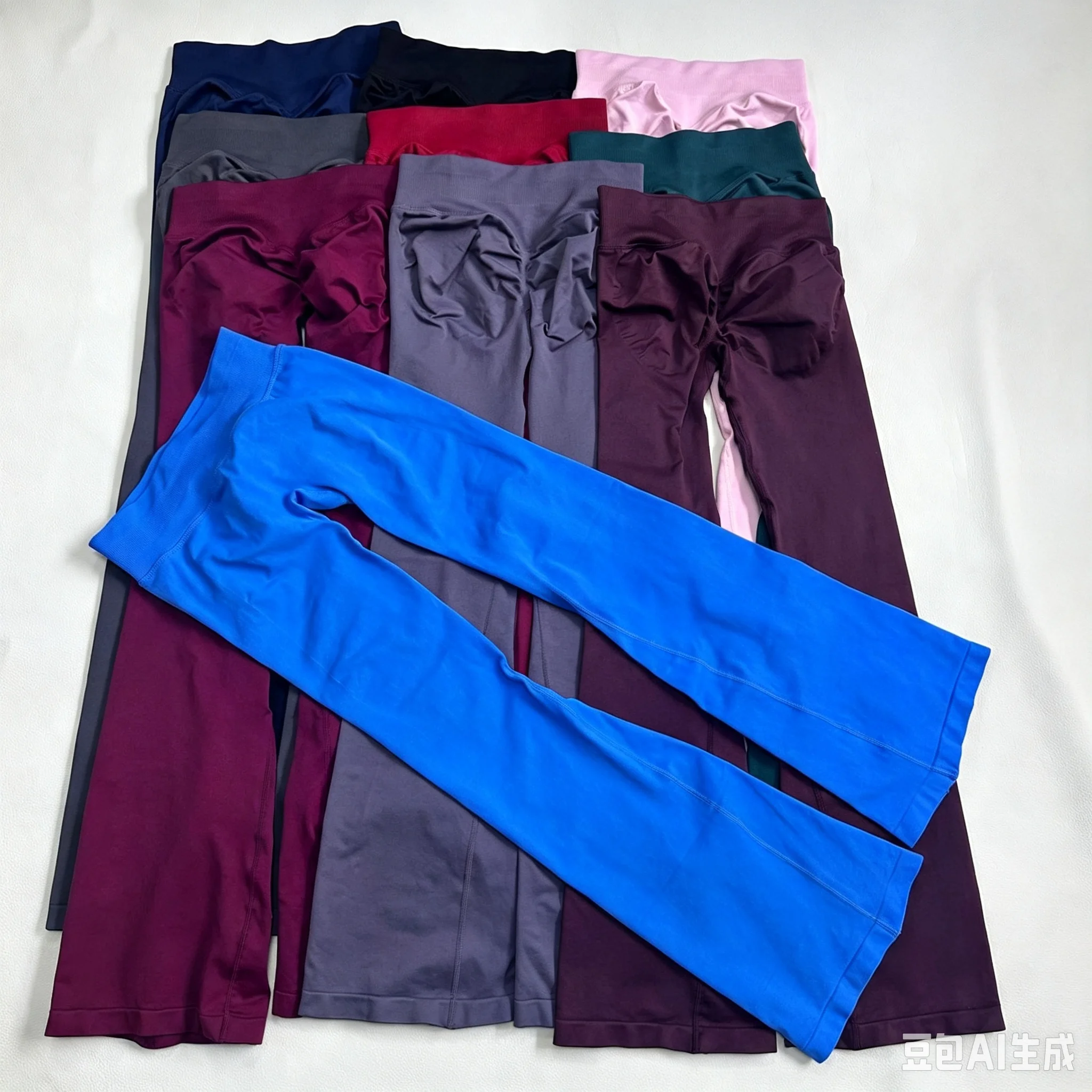 DFY Impact Flares Scrunch Booty Damen Gym Leggings Nahtlose Fitness Workout Yoga Hosen Squat-Proof Modische Schlaghosen