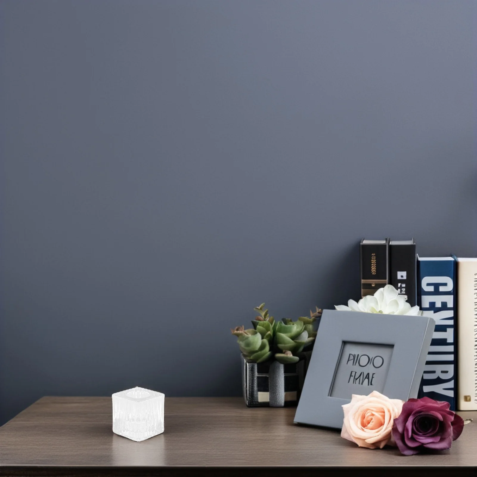 

4Pcs Crystal Stripe Glass Holders Clear Candlestick Stands for Wedding Party Banquets Dinner Festivals Christmas