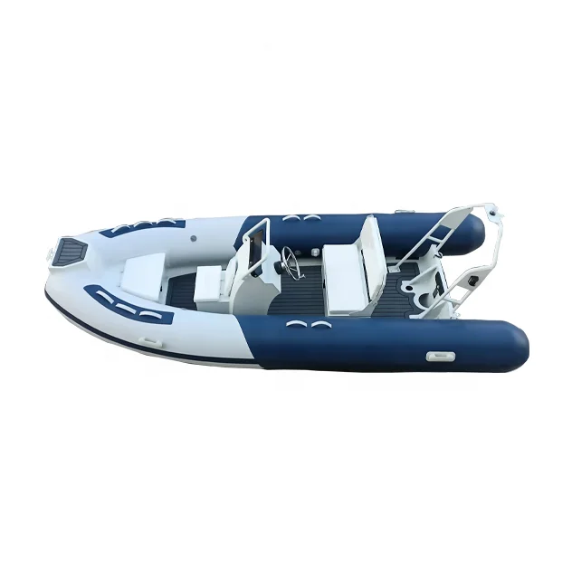14ft RIB430 Orca/Hypalon/PVC Aluminum RIB Rescue Inflatable Boat
