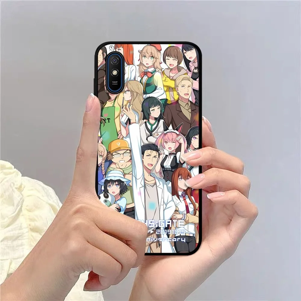 Anime Steins Gate Phone Case For Redmi 5 6 7 8 9 10 Plus Pro 6 7 8 9 A GO K20 K30 K40 Pro Plus F3 Fundas