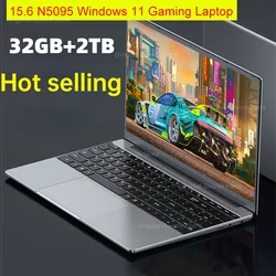 NEW 2024 Cheapest 15.6 inch Windows 11 Notebook Laptop 16GB RAM 1TB/512GB/256GB SSD 2048GB Fingerprint Unlock Gaming Computer