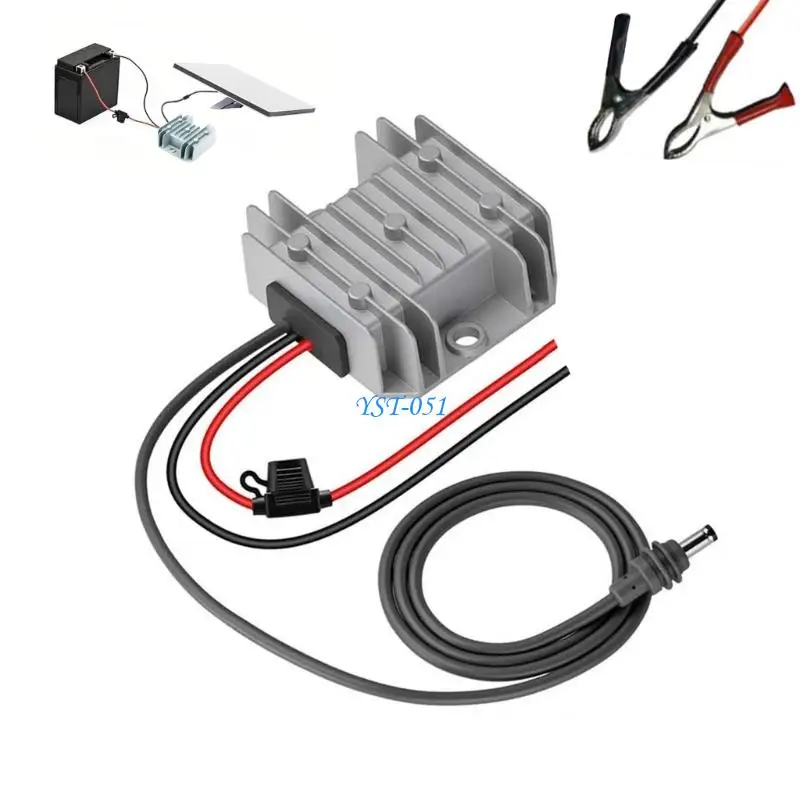 E15A 30V Output 3.5A Step Up Converters Cable 12V/24V Power Adapters Step Up Converters with Female Plug Easy to Install