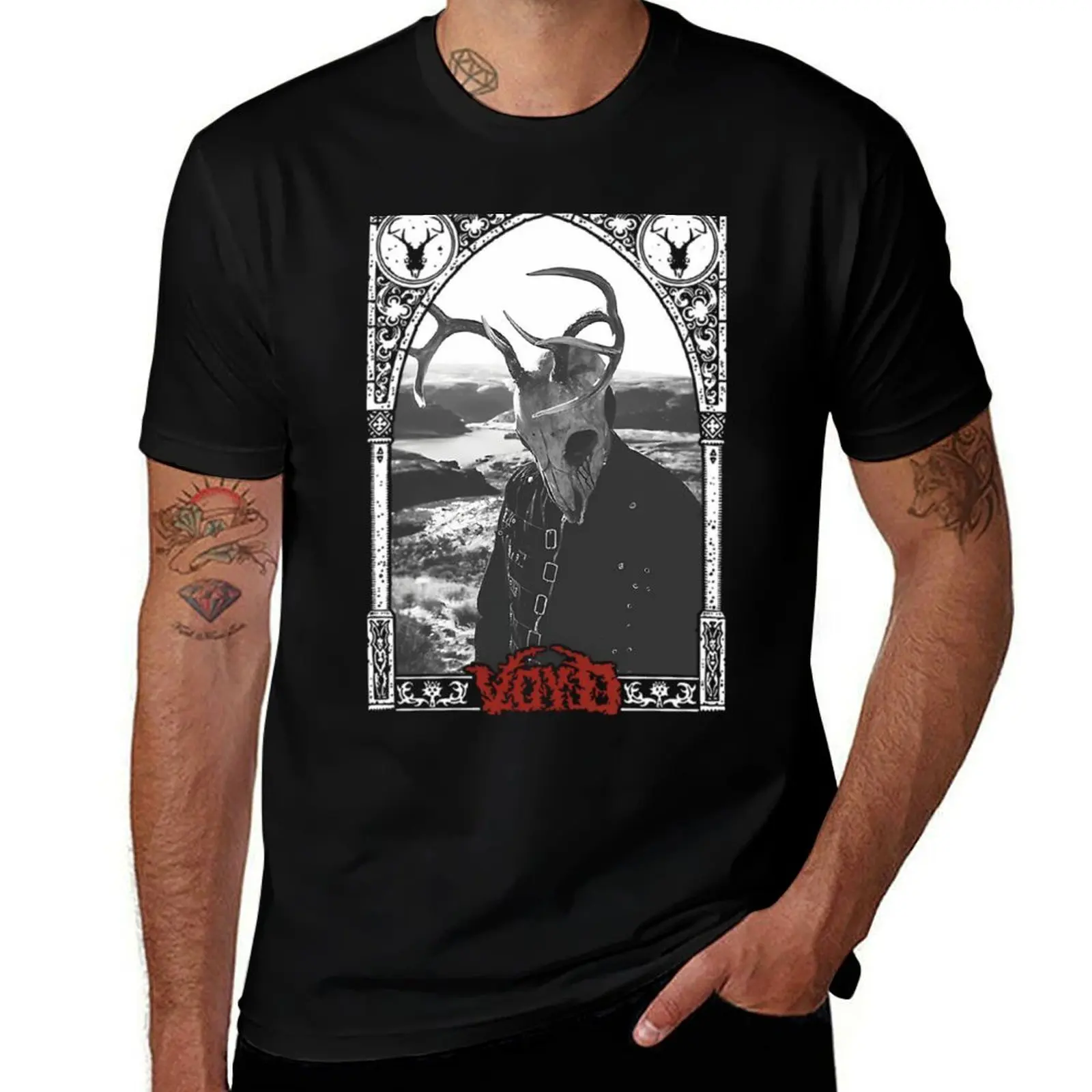 

Death Mmm-Erch Svdden Voyd Stag for T-Shirt t shirt man designer man t shirt heavy cotton T-Shirt