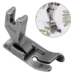 Pied de biche universel pour machine à coudre industrielle, guide de bord droit, 3-10mm, accessoires, 1 pièce, P351x