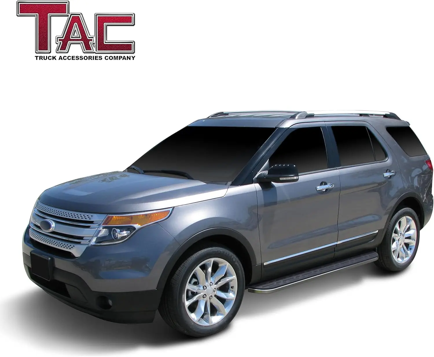 Running Boards Compatible with 2011-2019 Ford Explorer SUV Side Steps Nerf Bars Step Rails Aluminum