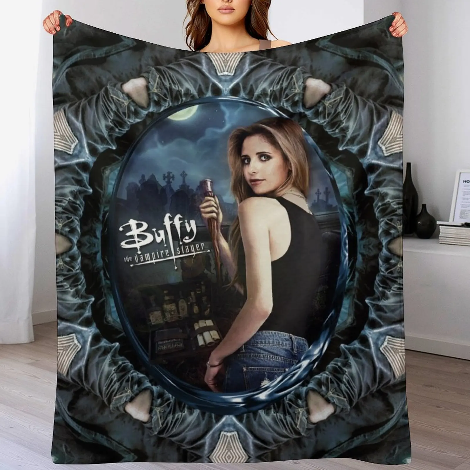 Buffy the vampire slayer Throw Blanket Retros blankets and throws For Sofa Thin Blankets