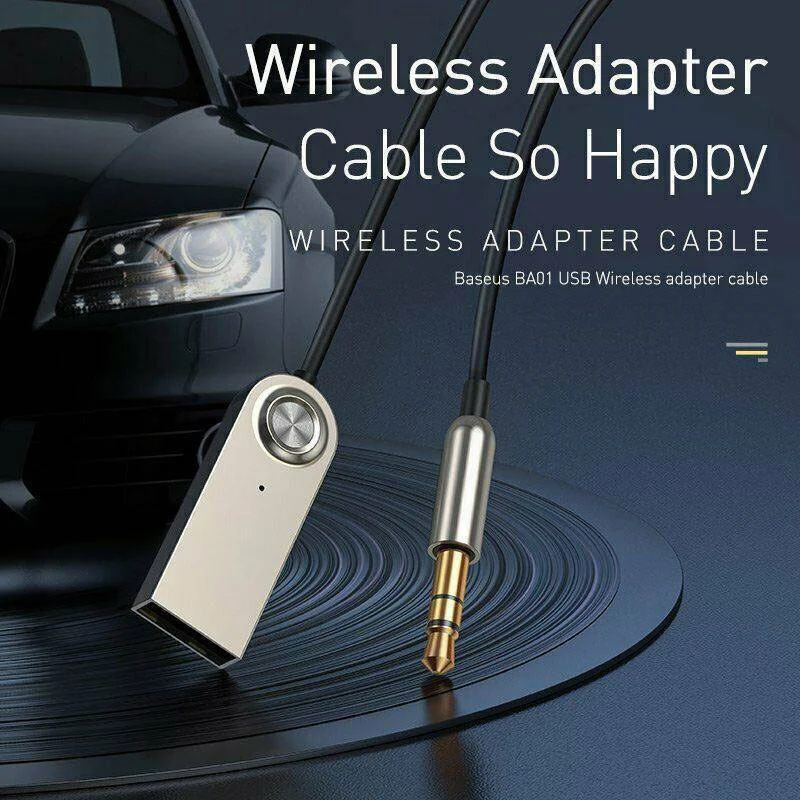 New Aux Bluetooth Adapter Dongle Cable For Car 3.5mm Jack Aux Bluetooth 5.0 4.2 4.0 Receiver Speaker Audio Music Receiver