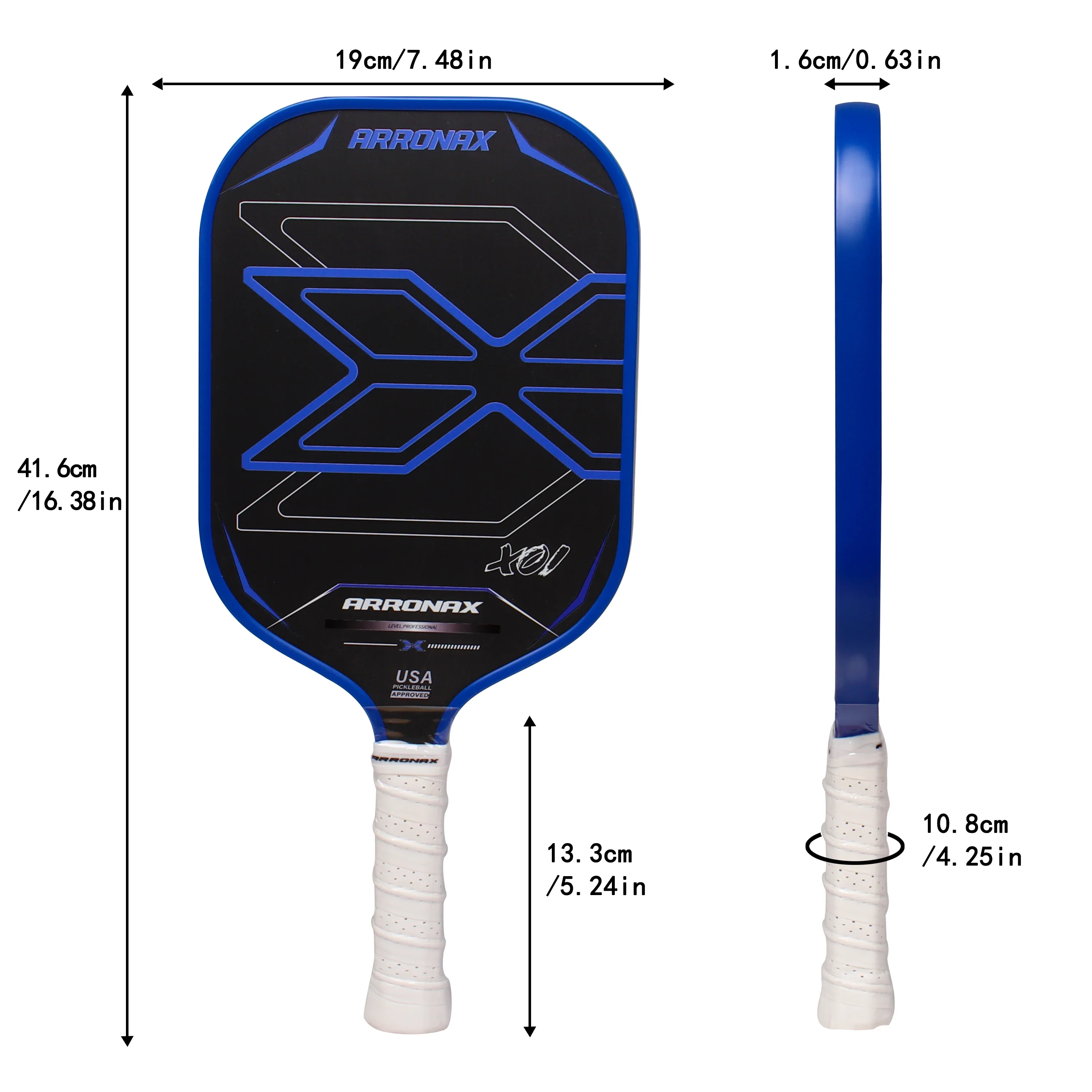 Arronax New Design Graphite Carbon Fiber Pickleball Paddle With Cushion Comfort Grip